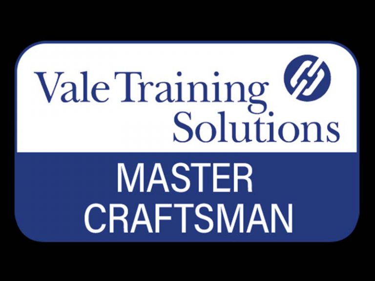Vale Training Solutions — Master Craftsman